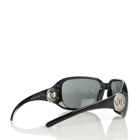 chanel sunglasses 6023 black|CHANEL CC Sunglasses 6023 Black 125320 .